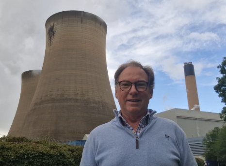 David Linton at Drax power station